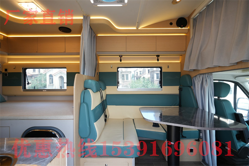 c型房車干濕分離 配備真正干濕分離衛生間 實拍鉑馳新款自行式C型房車